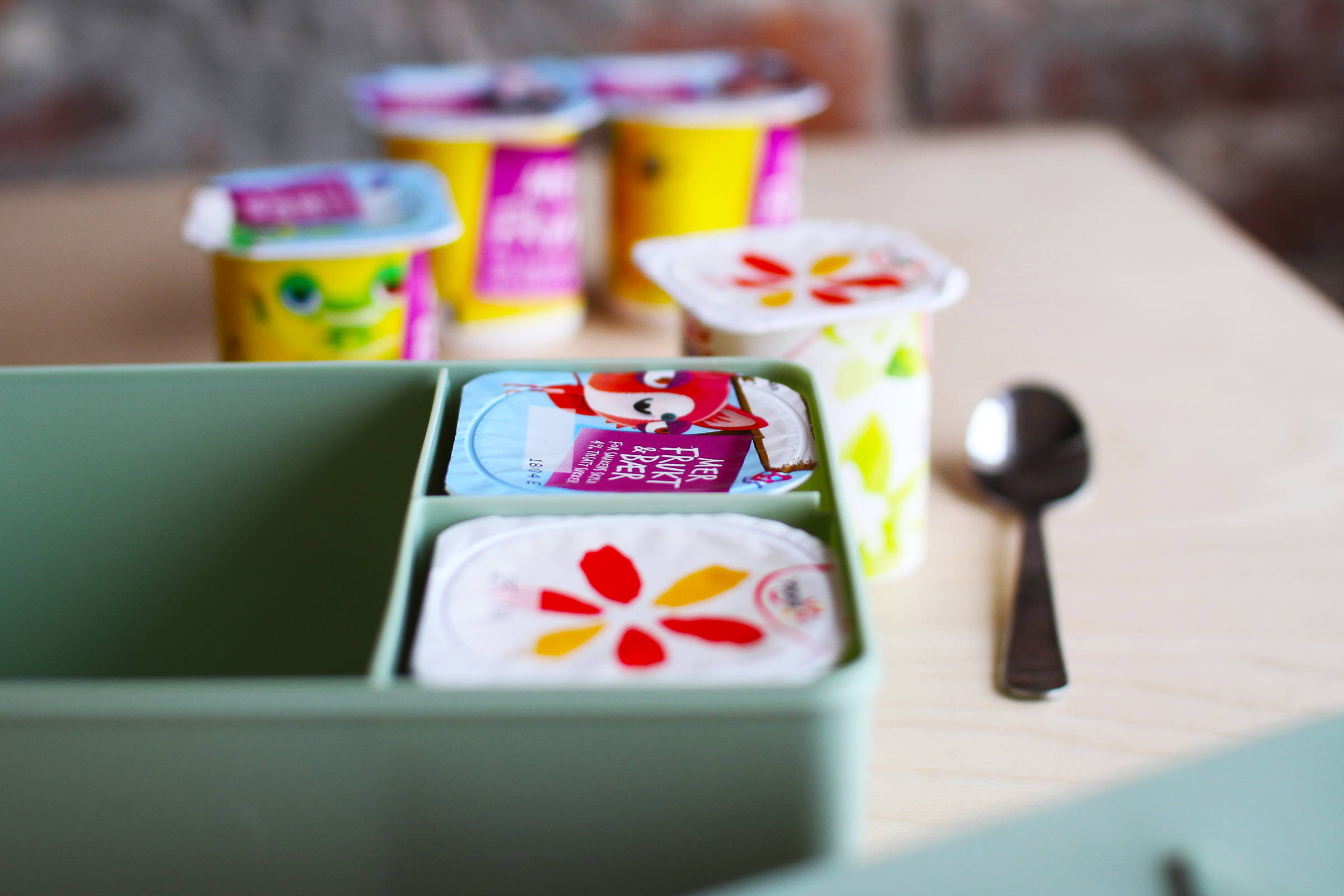 BLAFRE lunchbox flower roze 7090015486804