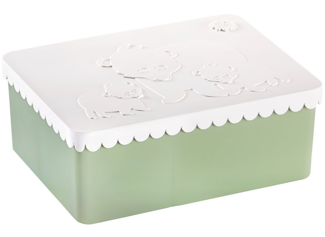 BLAFRE lunchbox ijsbeer mint wit