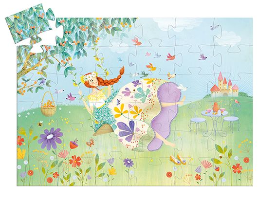 DJECO puzzel prinses Lente 4 jr+ / 36 stks
