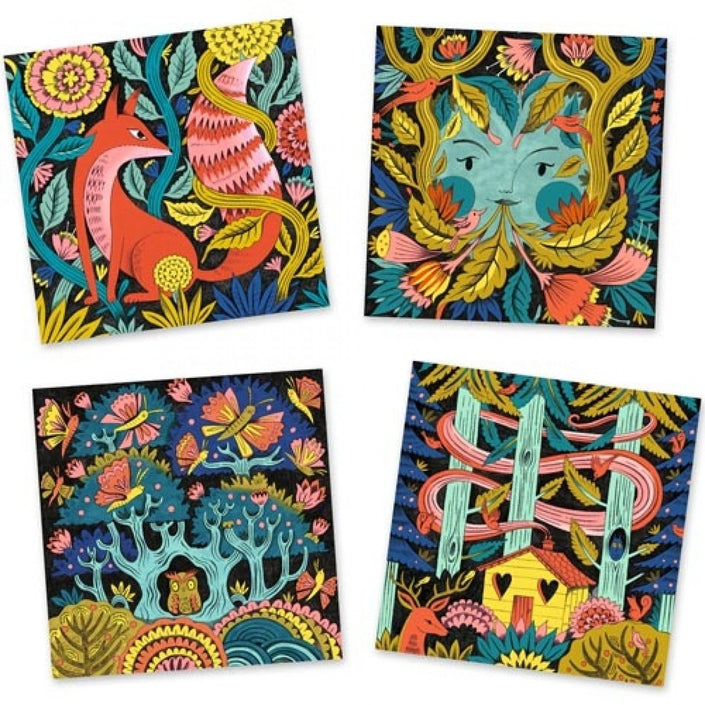 DJECO 3D kleuren fantasiebos 7 jr+