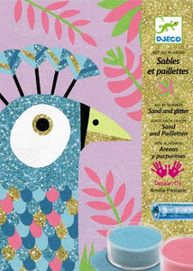 DJECO glitter zand vogels 7 jr+