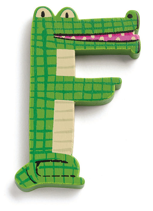 DJECO houten letter animal F