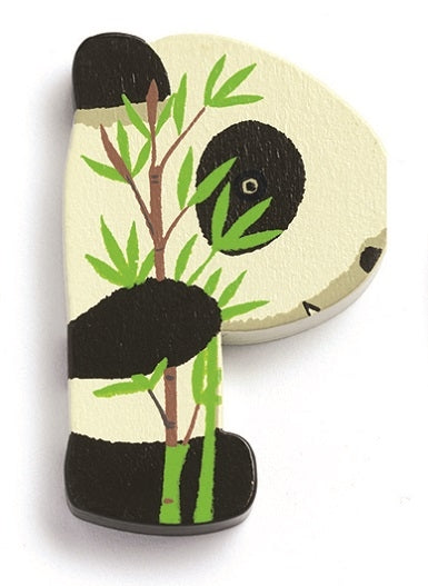 DJECO houten letter animal P