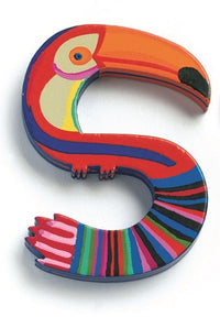 DJECO houten letter animal S