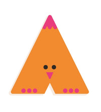 DJECO houten letter designed animal A