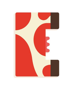 DJECO houten letter designed animal E