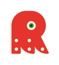 DJECO houten letter designed animal R