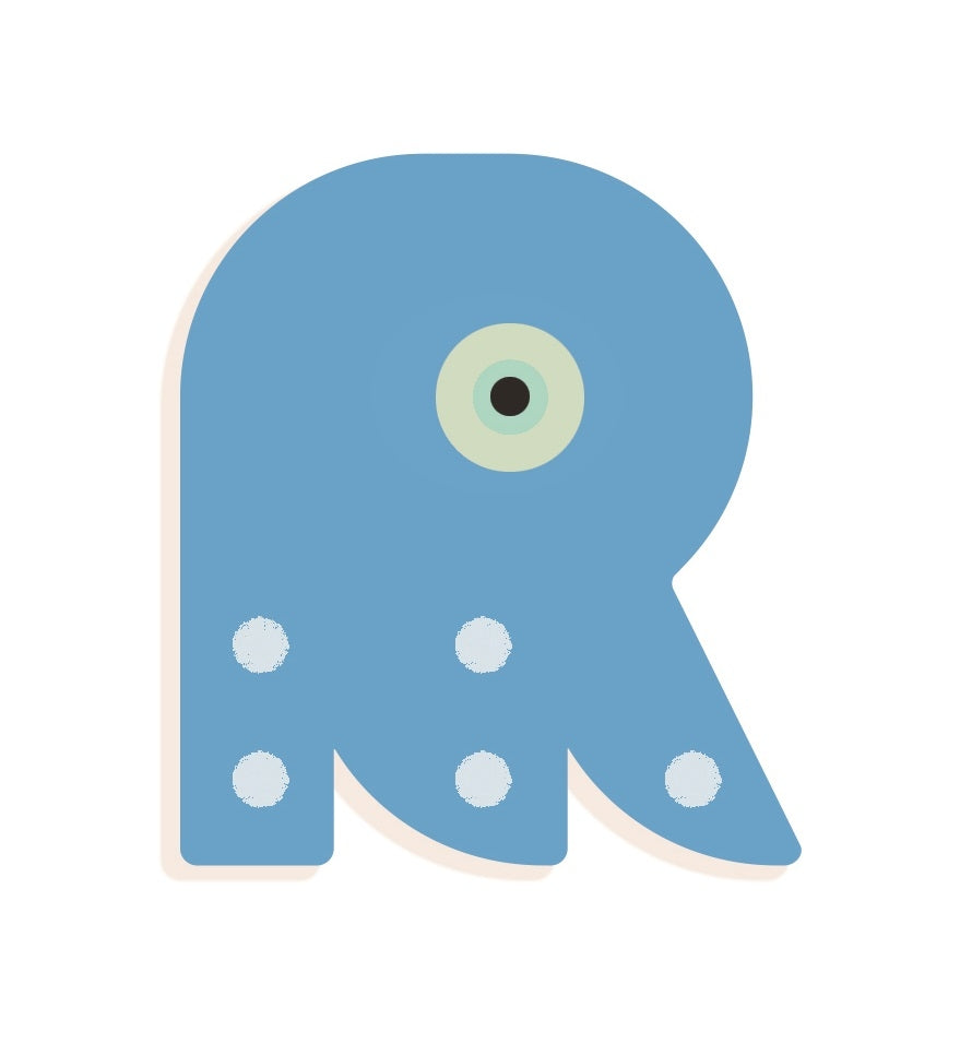 DJECO houten letter designed animal R kopen