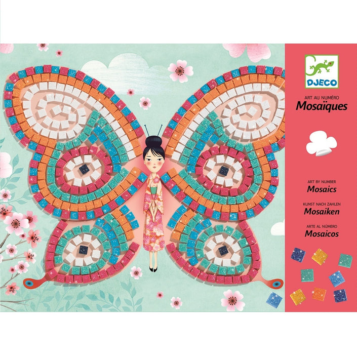 DJECO glitter mozaiek butterflies 4 jr+