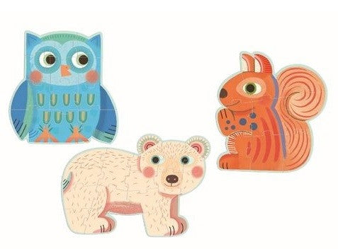DJECO primo puzzels In the forest 2.5 jr+ 3070900071438