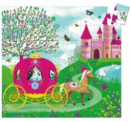 DJECO puzzel de koets van Elise 4 jr / 54 stks