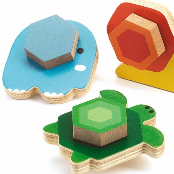 DJECO schroefdieren Tournabasic 2 jr+