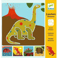 DJECO tekensjablonen dino's 4 jr+