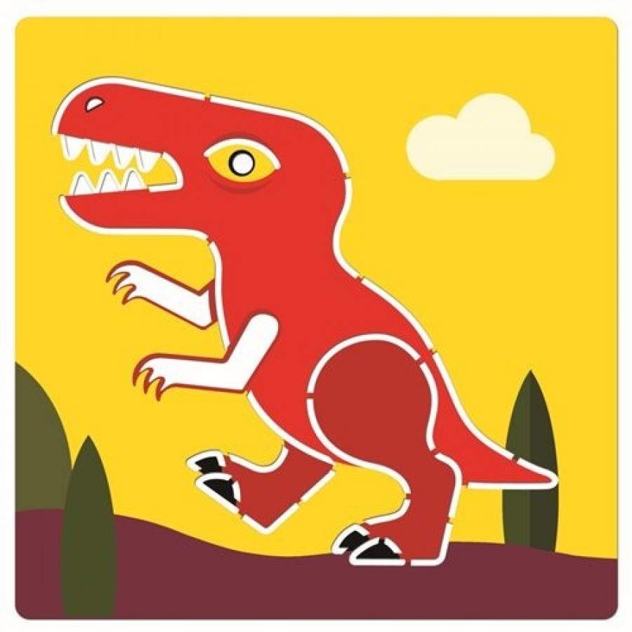 DJECO tekensjablonen dino's 4 jr+ 3070900088634