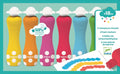 DJECO stempel verf 6 stks 18 mnd+