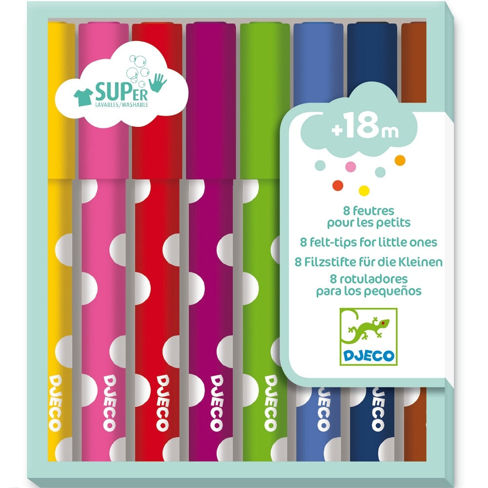 DJECO viltstiften 18 mnd+