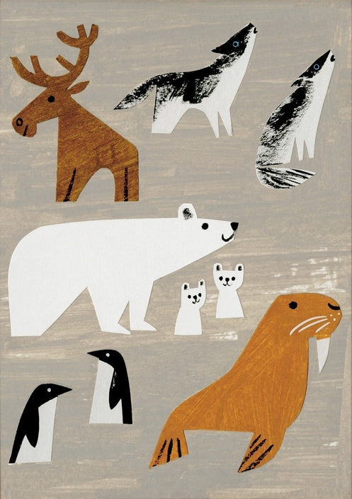 Human Empire poster winter animals 50 x 70 cm
