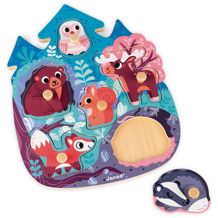 JANOD knoppuzzel bos 18 mnd+