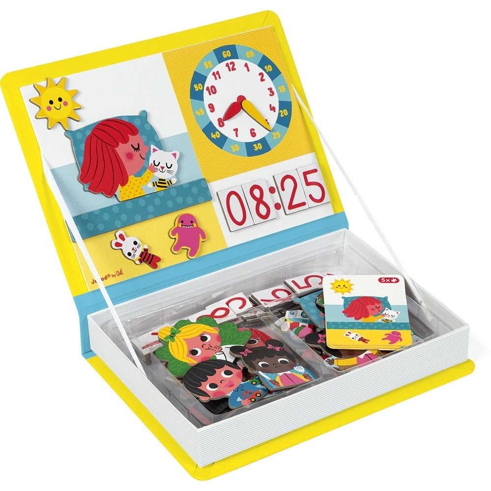 JANOD magneetboek klok kijken 3 jr+