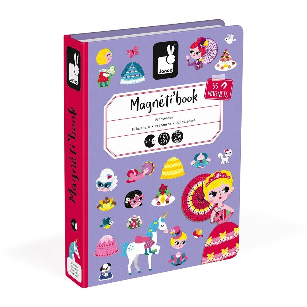 JANOD magneetboek prinsessen 3 jr+
