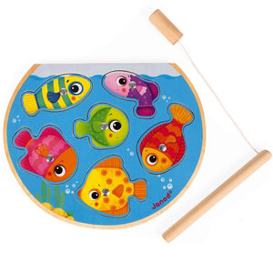 JANOD puzzel spel speedy fish 18 m+