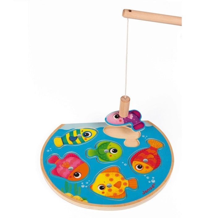 JANOD puzzel spel speedy fish 18 m+