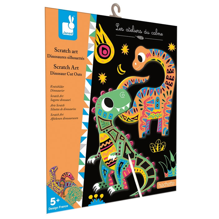 JANOD scratch art Dinos 5jr+
