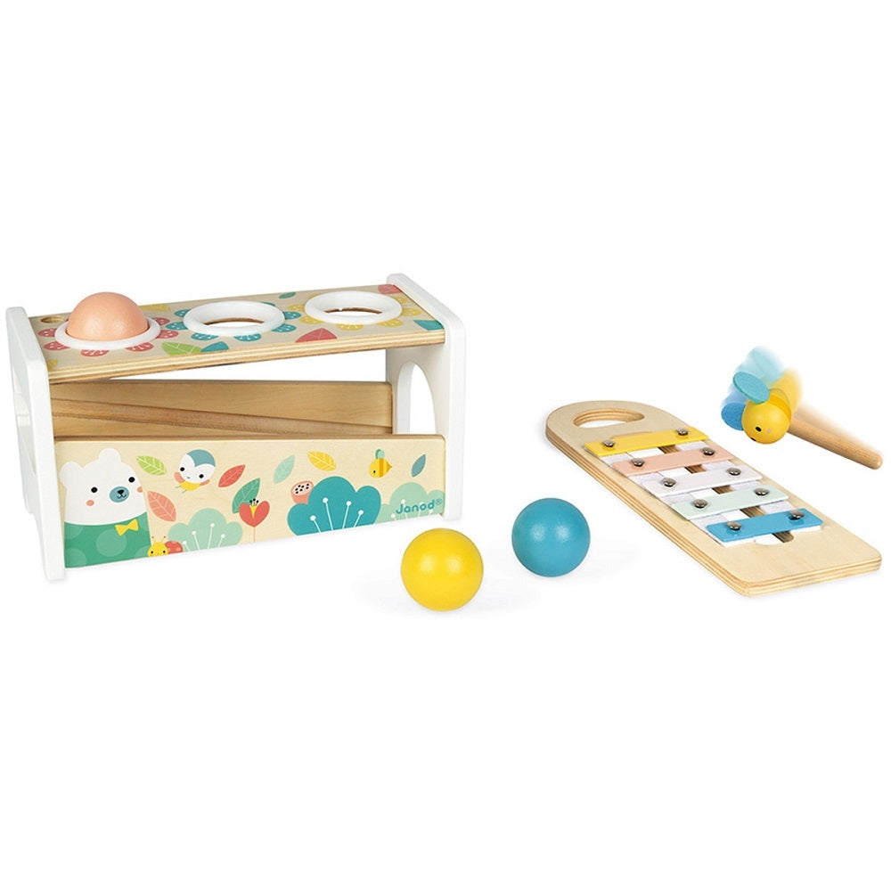 JANOD tap tap xylofoon 18 mnd+ Hout