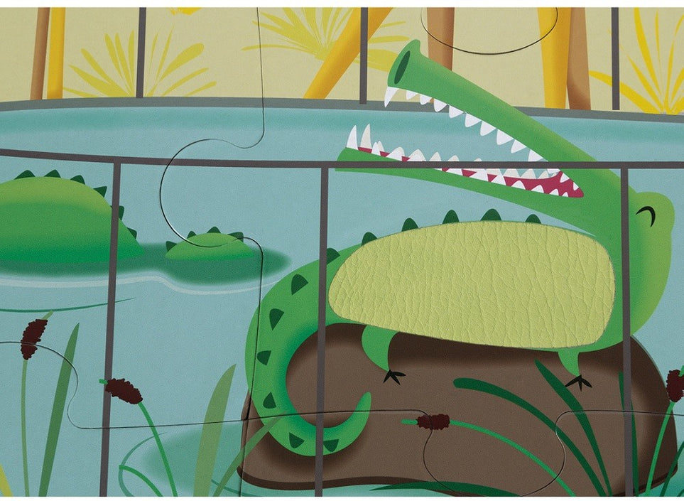 JANOD voelpuzzel dierentuin 3 jr+ / 20 stks