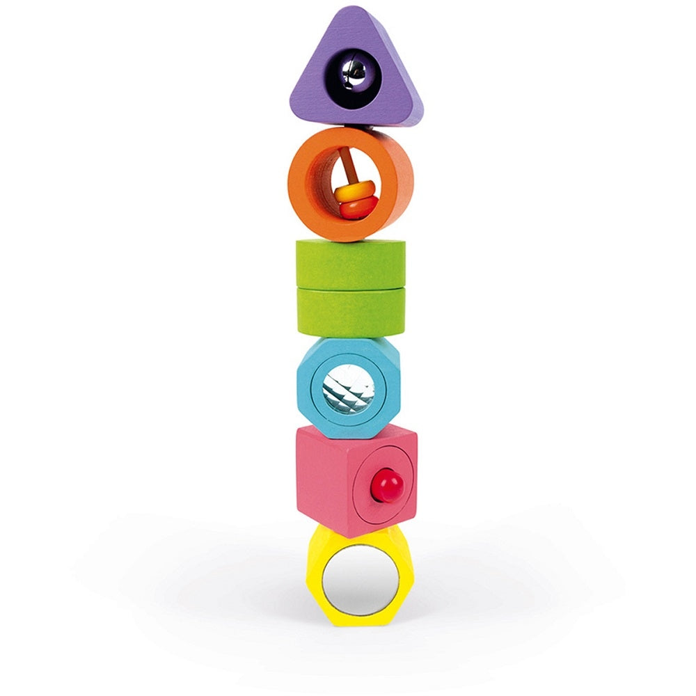 JANOD wood vorm + geluid puzzel 12 mnd+