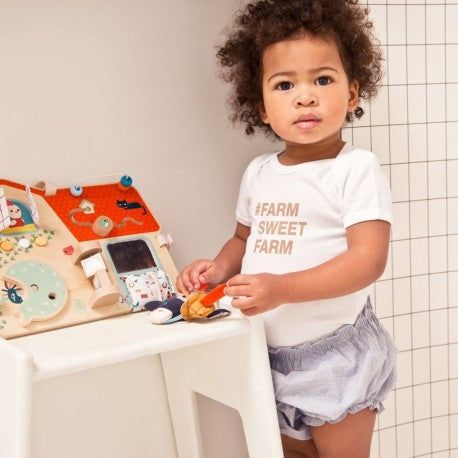 Lilliputiens activiteitenpaneel Boerderij 9 mnd+ hout