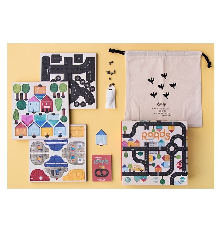 LONDJI spel roads 6jr+ recycled karton