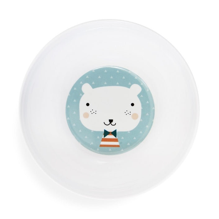 Petit Monkey melamine kom bear triangles