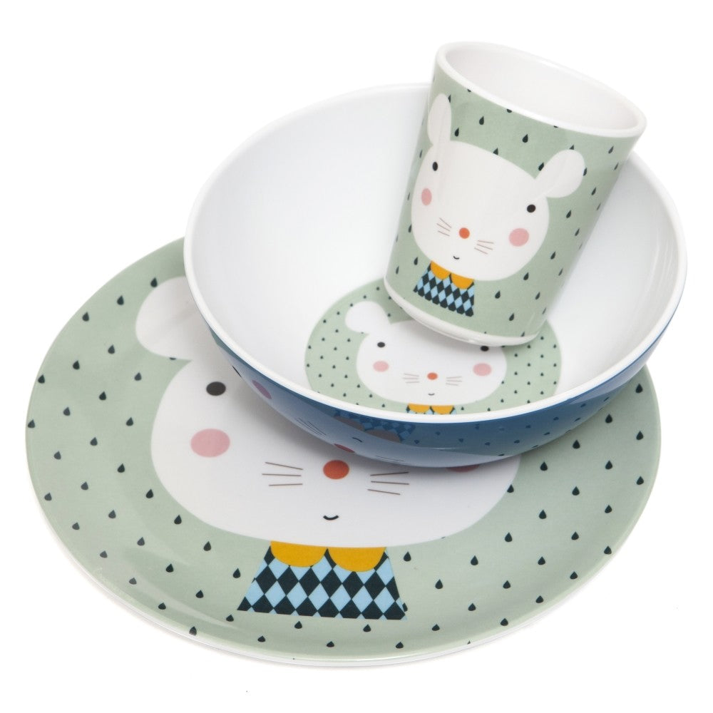 Petit Monkey melamine kom mouse drops 8719244220670