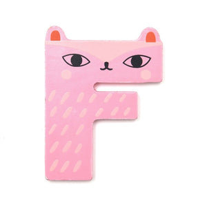 Petit Monkey houten letter F