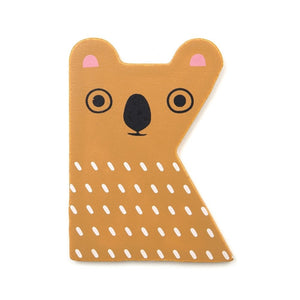 Petit Monkey houten letter K