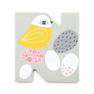 Petit Monkey houten letter N