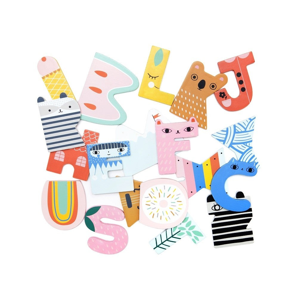 Petit Monkey houten letter I