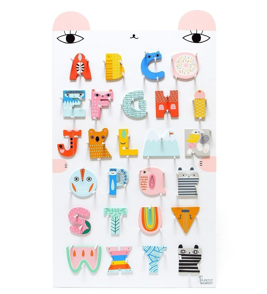 Petit Monkey houten letter A