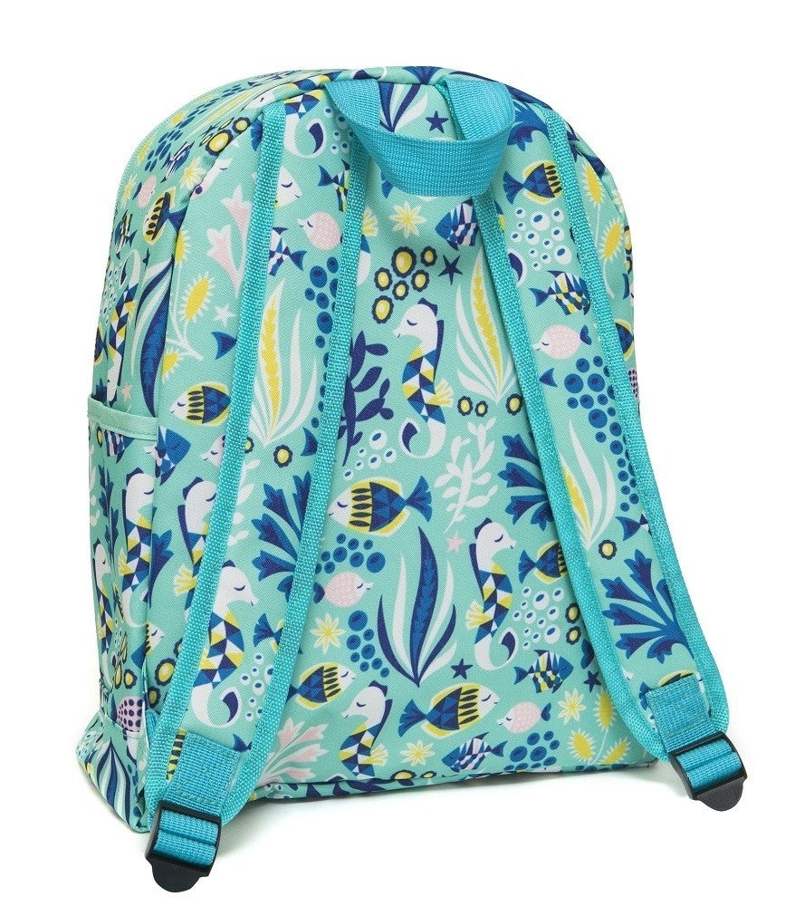Petit Monkey kinderrugzak under the sea green