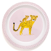 Petit Monkey melamine bord leopard orchid rand
