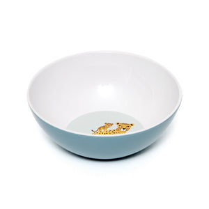 Petit Monkey melamine kom leopard aqua