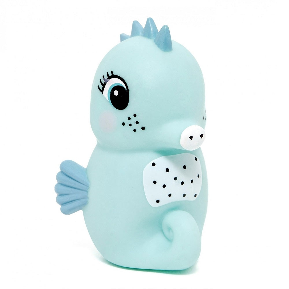 Petit Monkey nachtlampje seahorse blue kopen