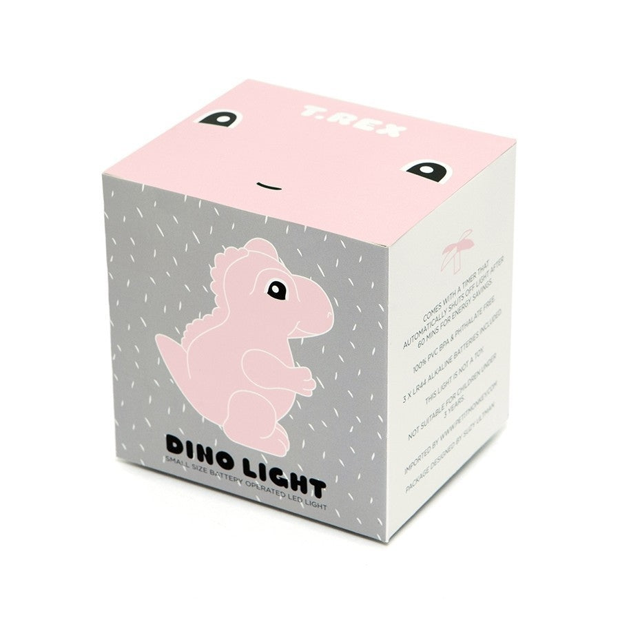 Petit Monkey nachtlampje T-Rex peach NL-DTRP-R