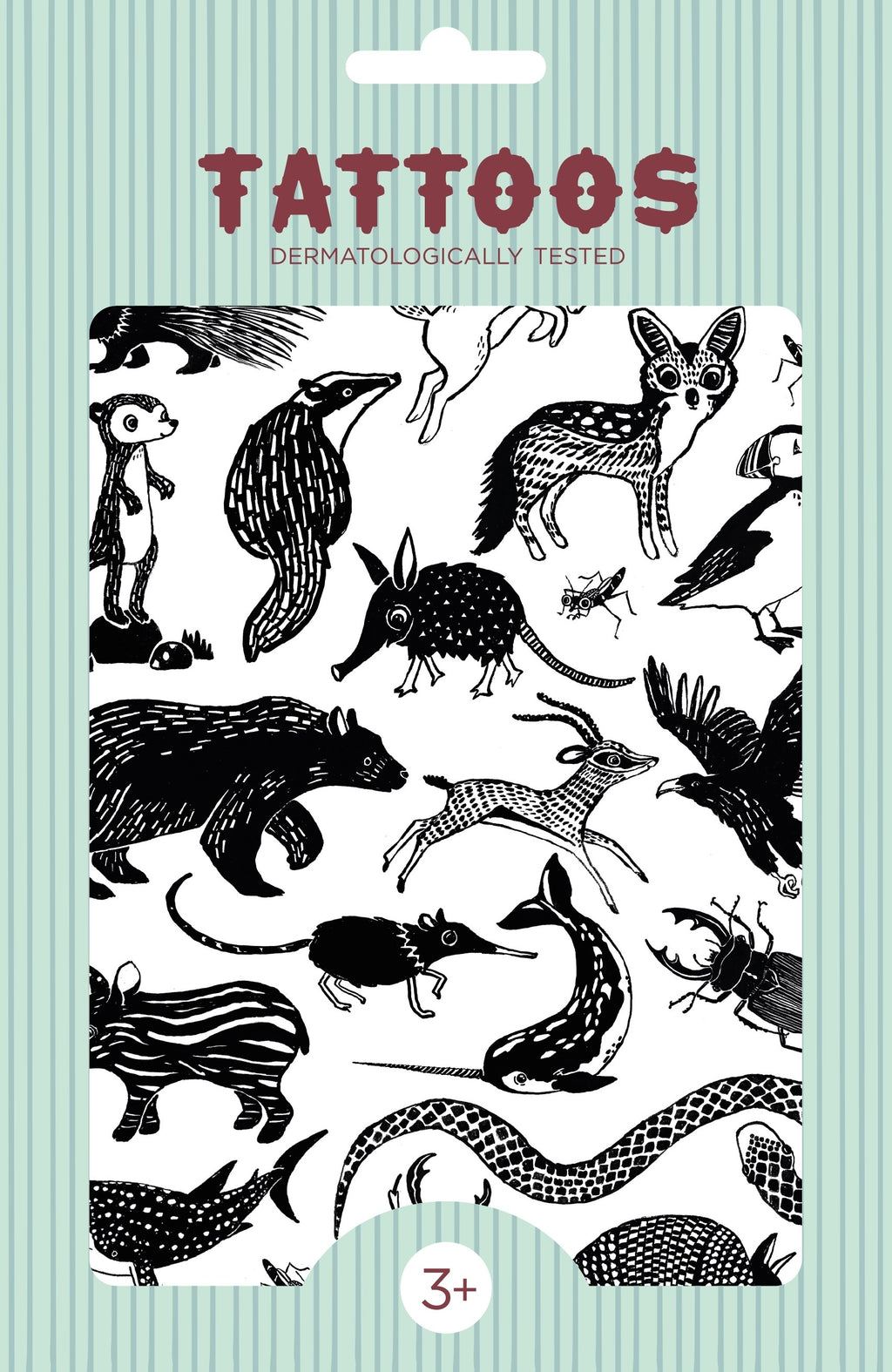 Petit Monkey tattoo's Black animals