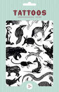 Petit Monkey tattoo's Black animals