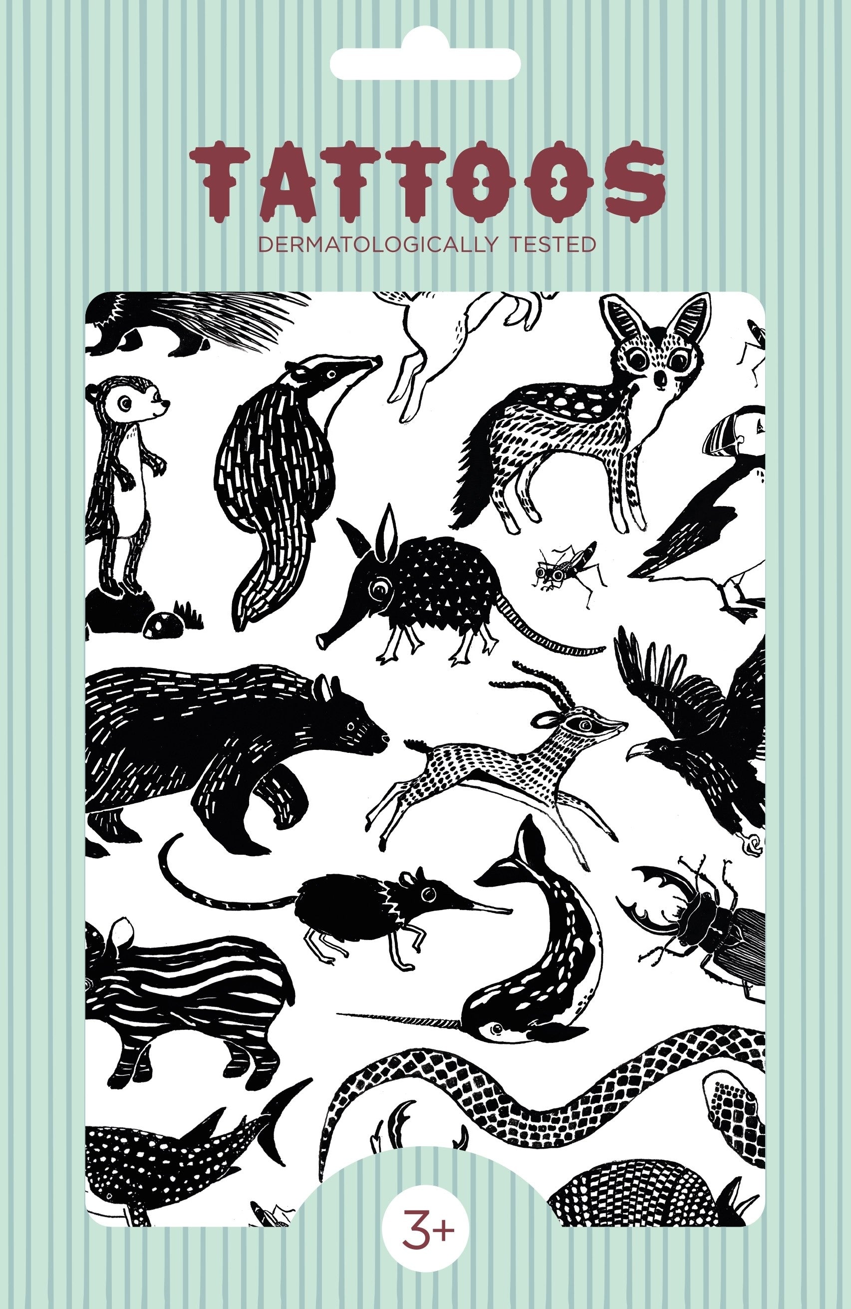Petit Monkey tattoo's Black animals