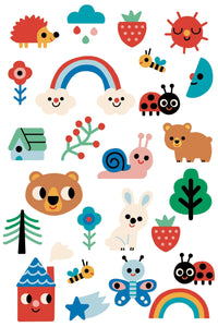 Petit Monkey tattoo's nature friends