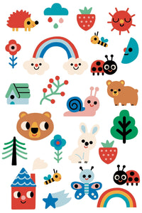 Petit Monkey tattoo's nature friends