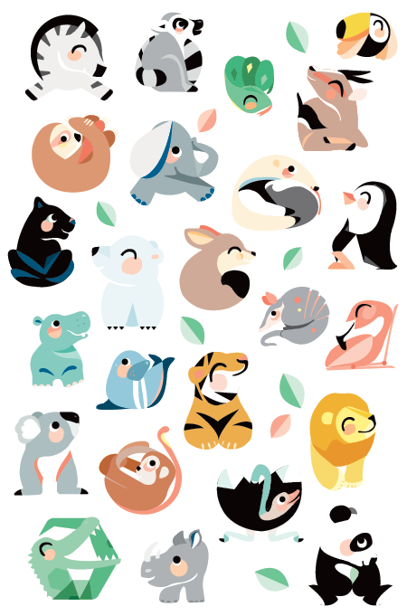 Petit Monkey tattoo's Wild animals